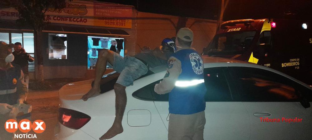 Siate atende dois menores após colisão na Vila Adriana I