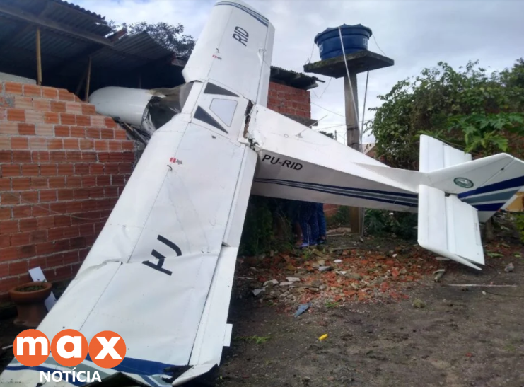 Queda de monomotor mobiliza equipes de segurança na RMC; idoso foi socorrido ao hospital