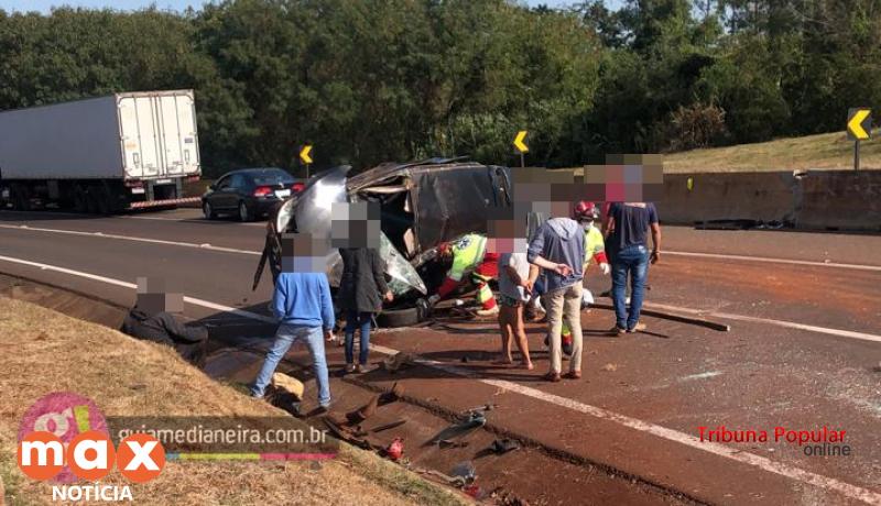 Ex-presidiário morre após capotar veículo na BR-277 em Matelândia