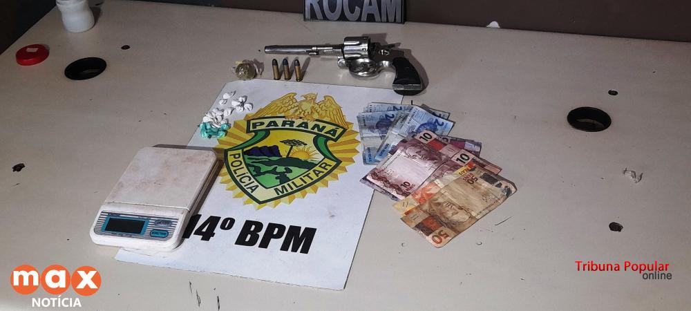 Criança de 12 Anos é Apreendido Armado,  Vendendo Cocaína e Maconha