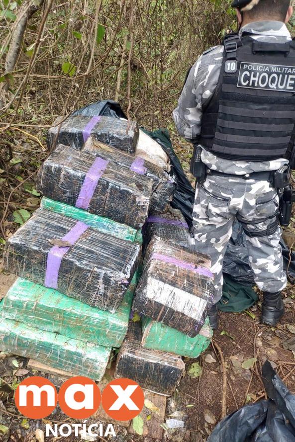 Mais de uma tonelada de maconha é apreendida pela PM em Santa Helena