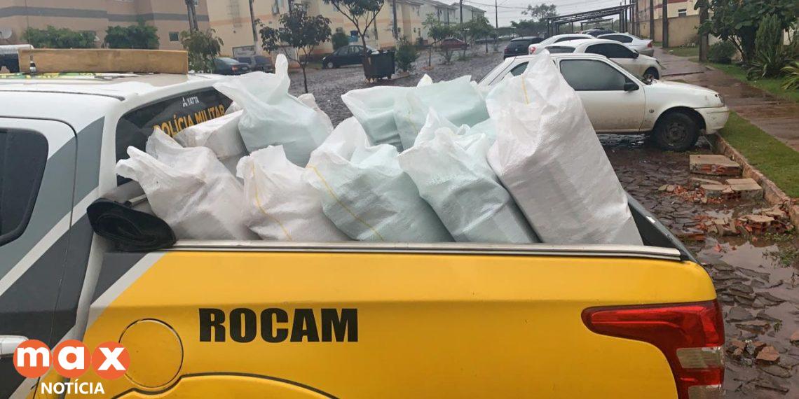 Homem é preso pela PM com quase uma tonelada de maconha no Condomínio Grande Lago