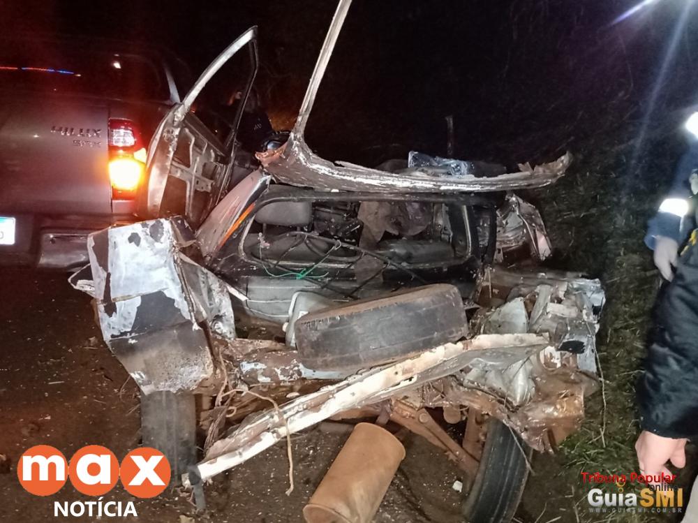 Acidente grave na BR 277 deixa dois feridos
