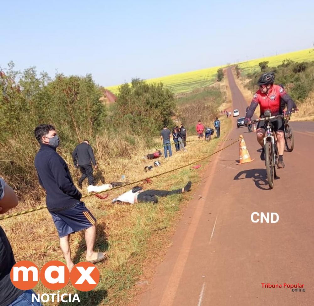Racha termina com dois motociclistas mortos