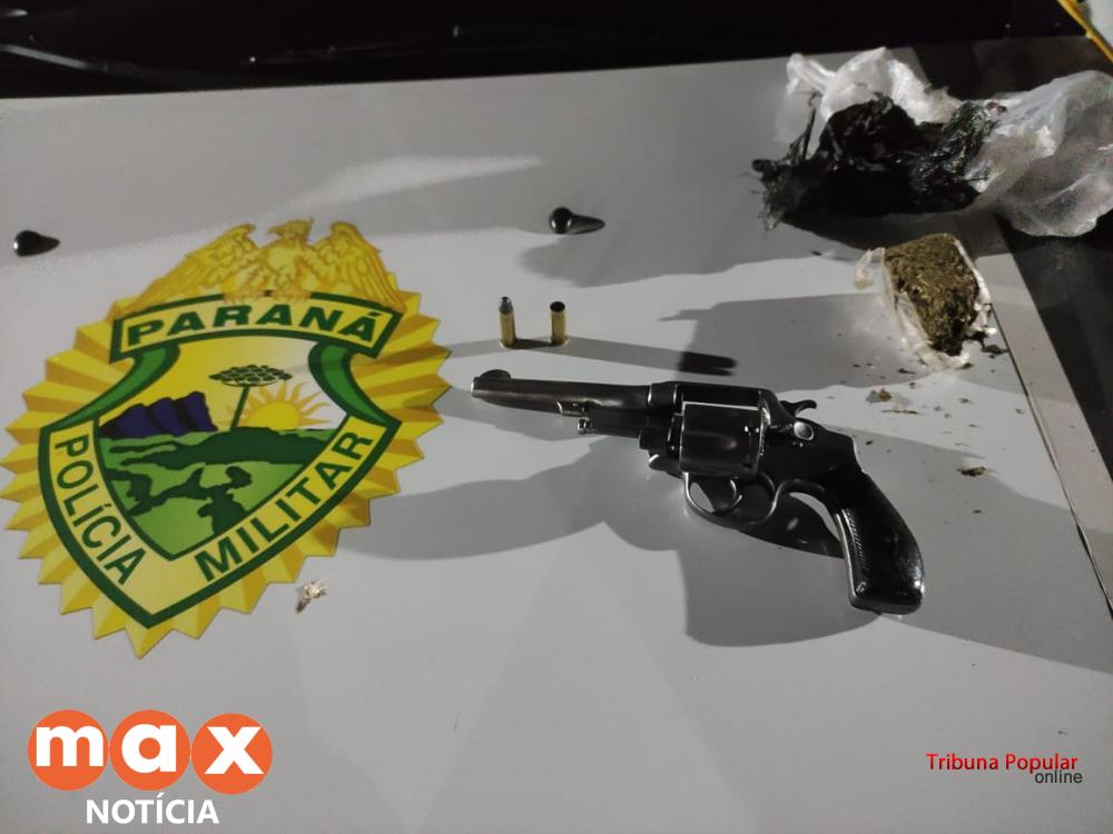 PM prende indivíduo com revolver 38