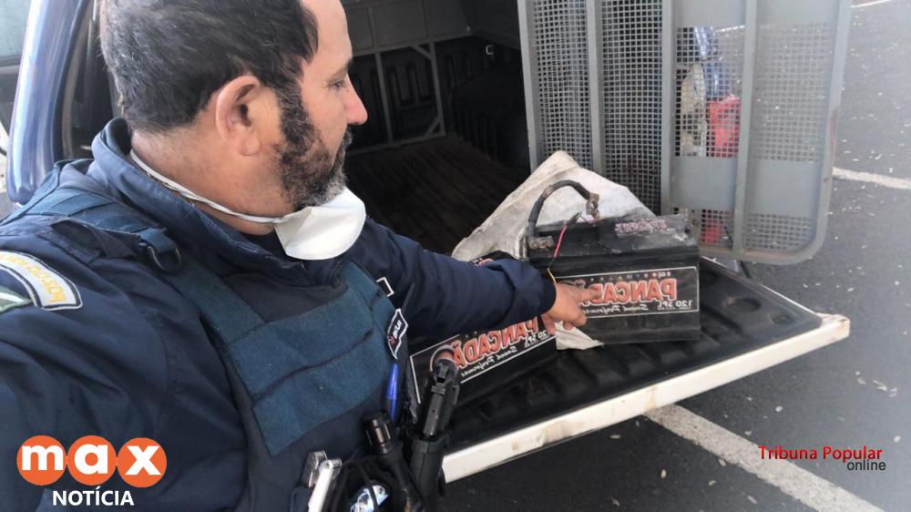 Guarda Municipal prende em flagrante ladrão de bateria