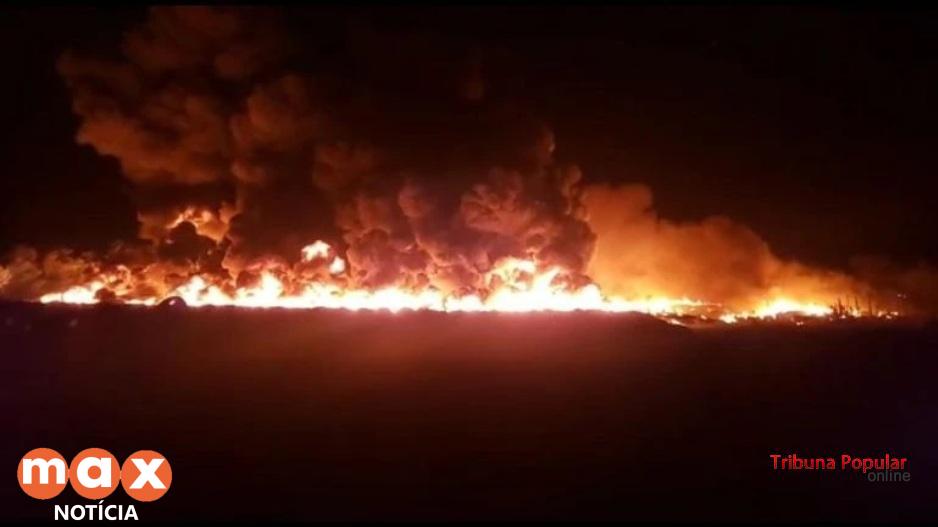 Depósito com 30 mil cobertores pega fogo no Paraguai