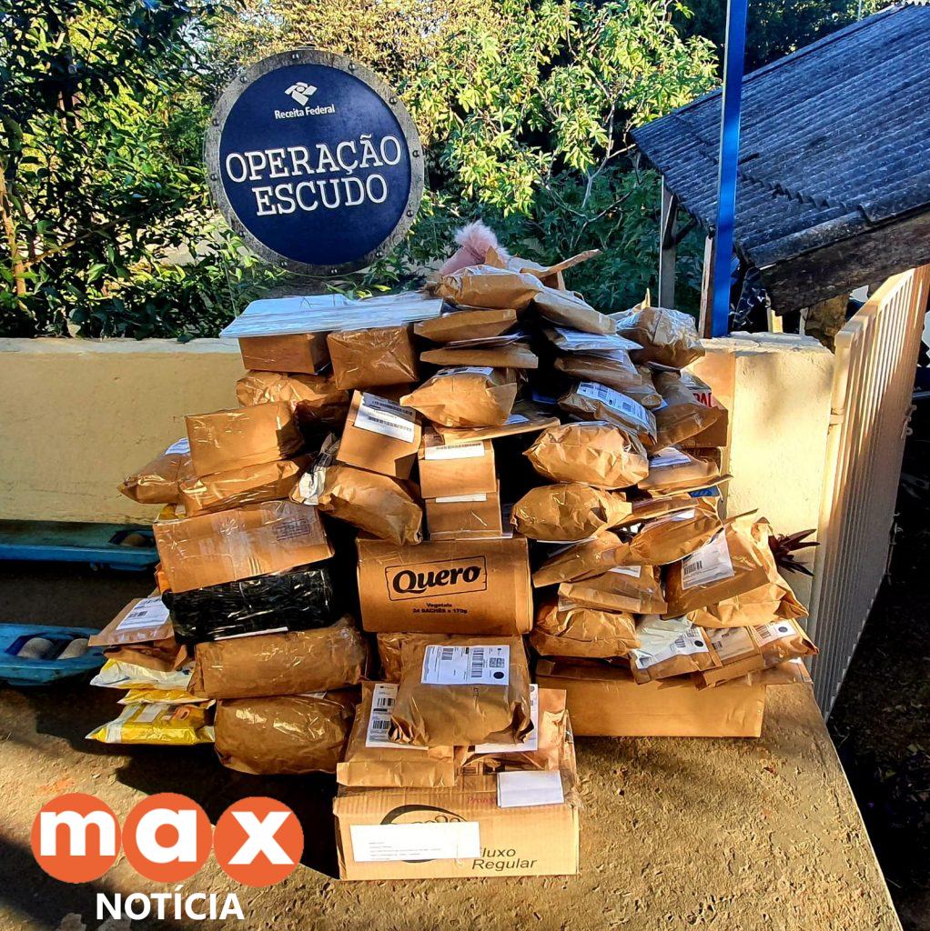 Receita Federal apreende 171 remessas postais irregulares em Matelândia (PR)