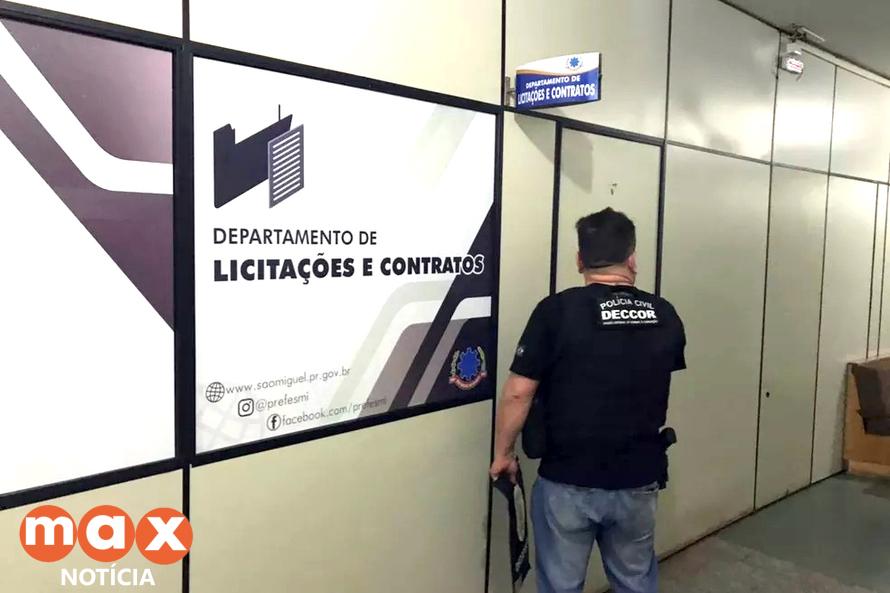 Polícia Civil mira organização criminosa envolvida em fraudes de licitações de prefeituras