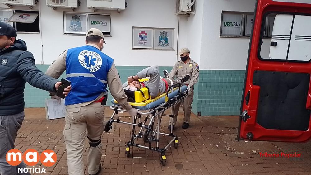 Paraquedista é socorrido pelo Siate após pouso mal sucedido