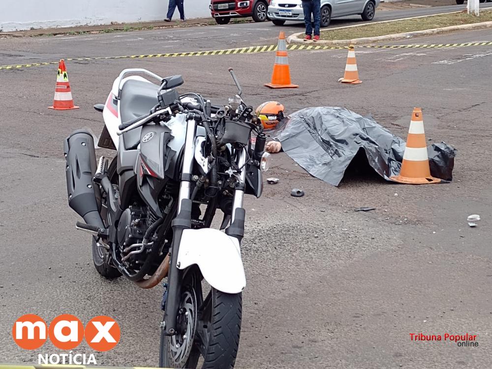 Motociclista morre após colisão na Av. João Paulo II