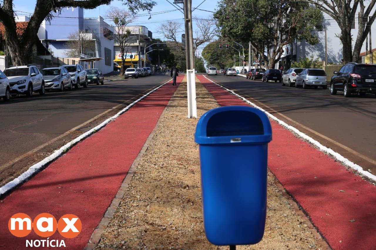Mobilidade: Prefeitura conclui implantação de ciclovia da Avenida Andradina