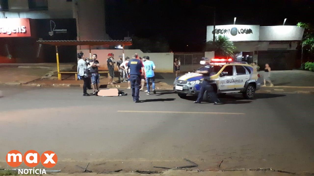 Rapaz de 20 anos é morto atropelado na calçada no Três Lagoas e motorista foge