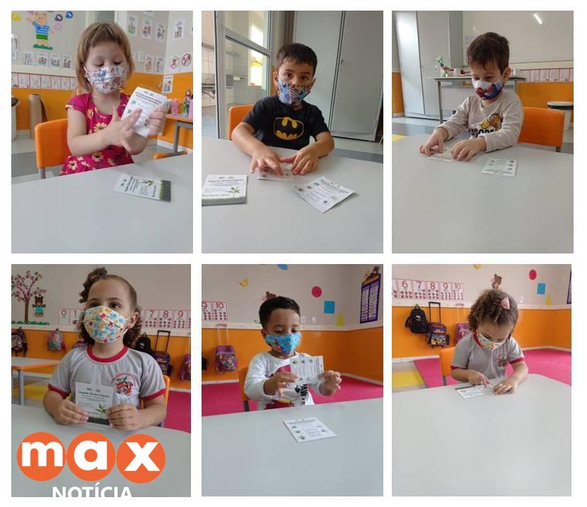 Alunos de CMEIs participam de Campanha Educativa Integrada, em alusão ao Dia Mundial da Árvore
