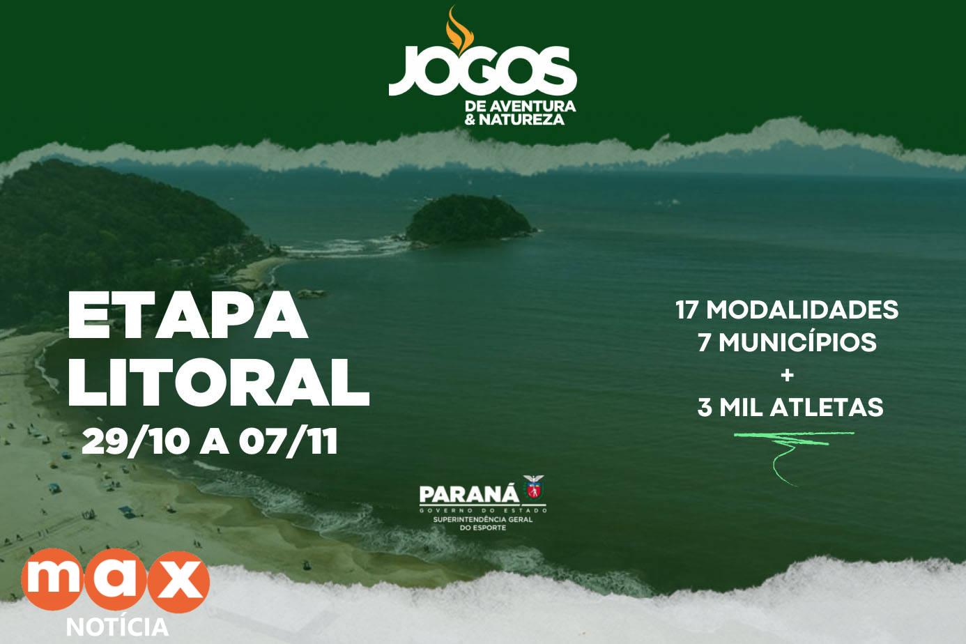 Jogos de Aventura e Natureza 2021 começam no fim de semana no Litoral