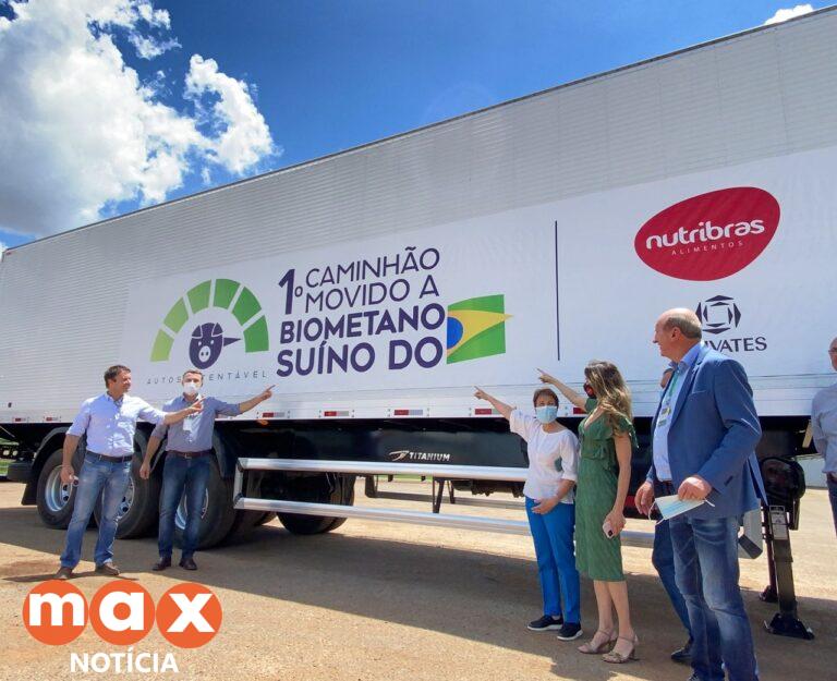 Conheça o primeiro caminhão brasileiro movido a biometano suíno que pode revolucionar o transporte de cargas nacional