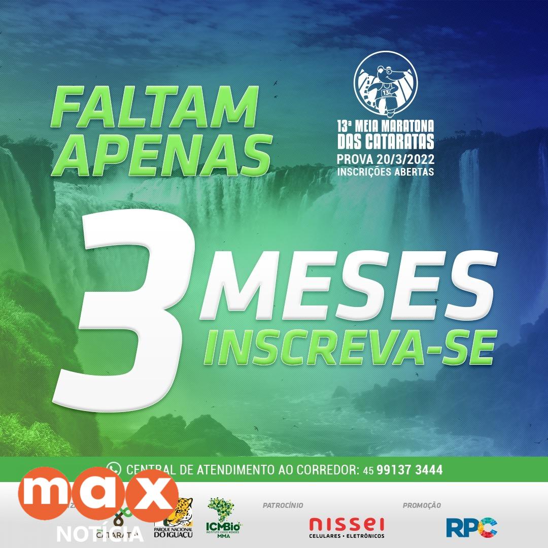 Faltam apenas 3 meses para a Meia Maratona das Cataratas