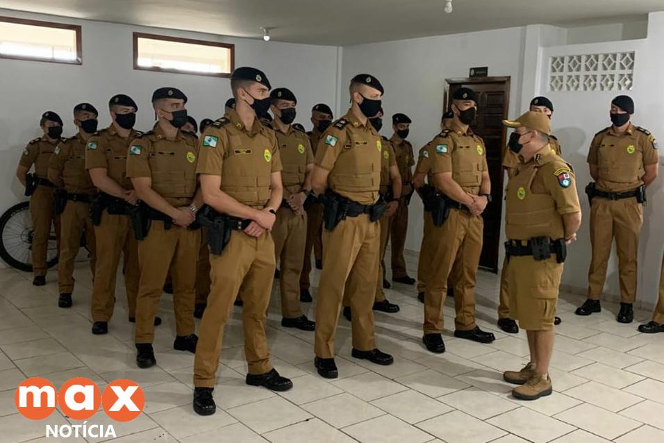 Futuros oficiais da PM fazem estágio operacional no Litoral