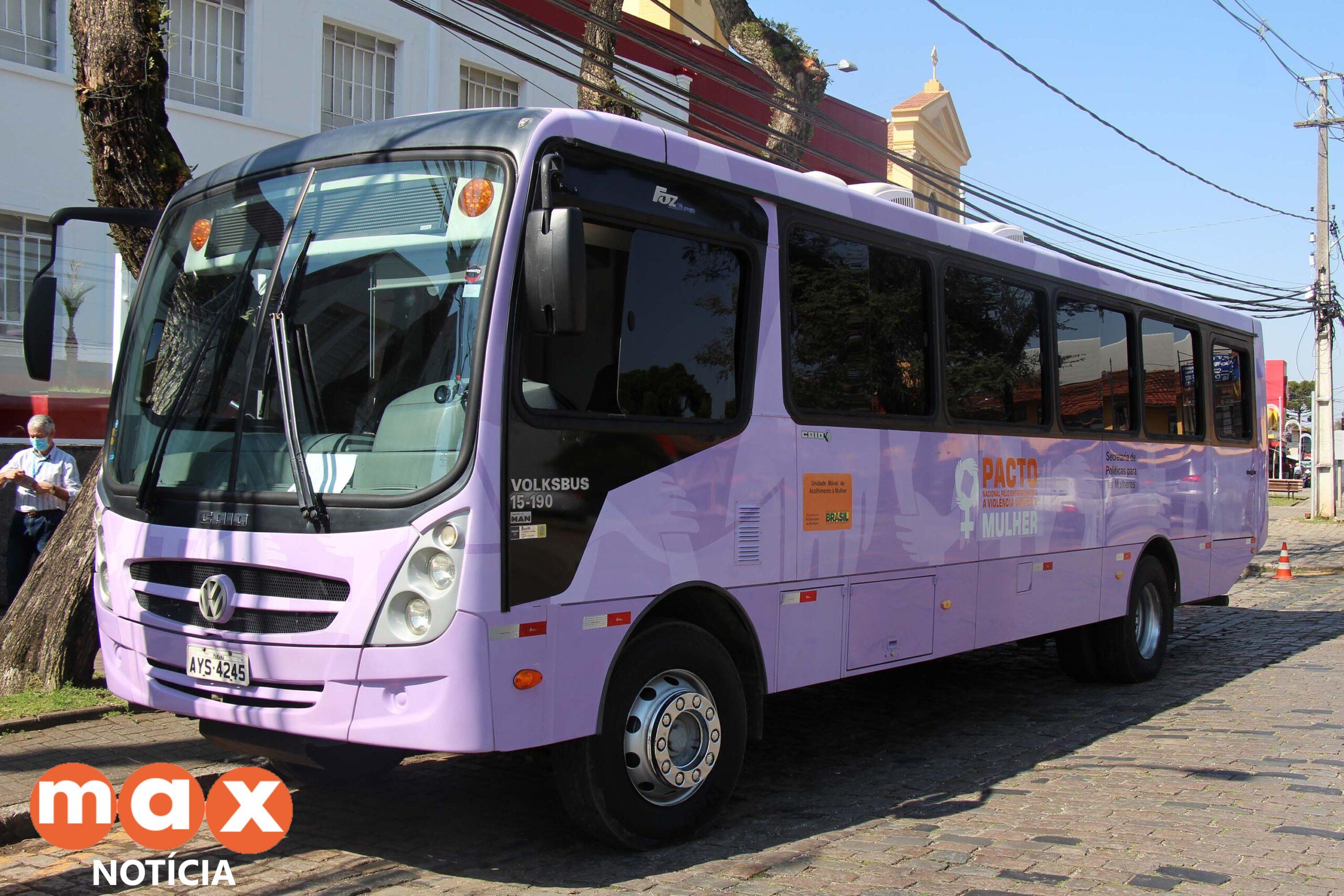 Ônibus Lilás retoma atendimentos com orientações e apoio a mulheres vítimas de violência