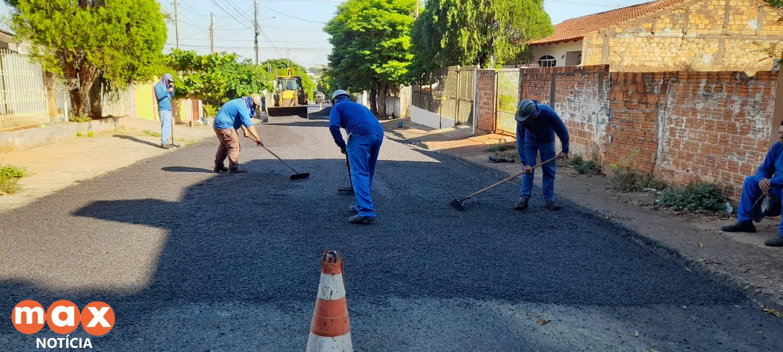 Cinco ruas do Morumbi 2 recebem pavimentação