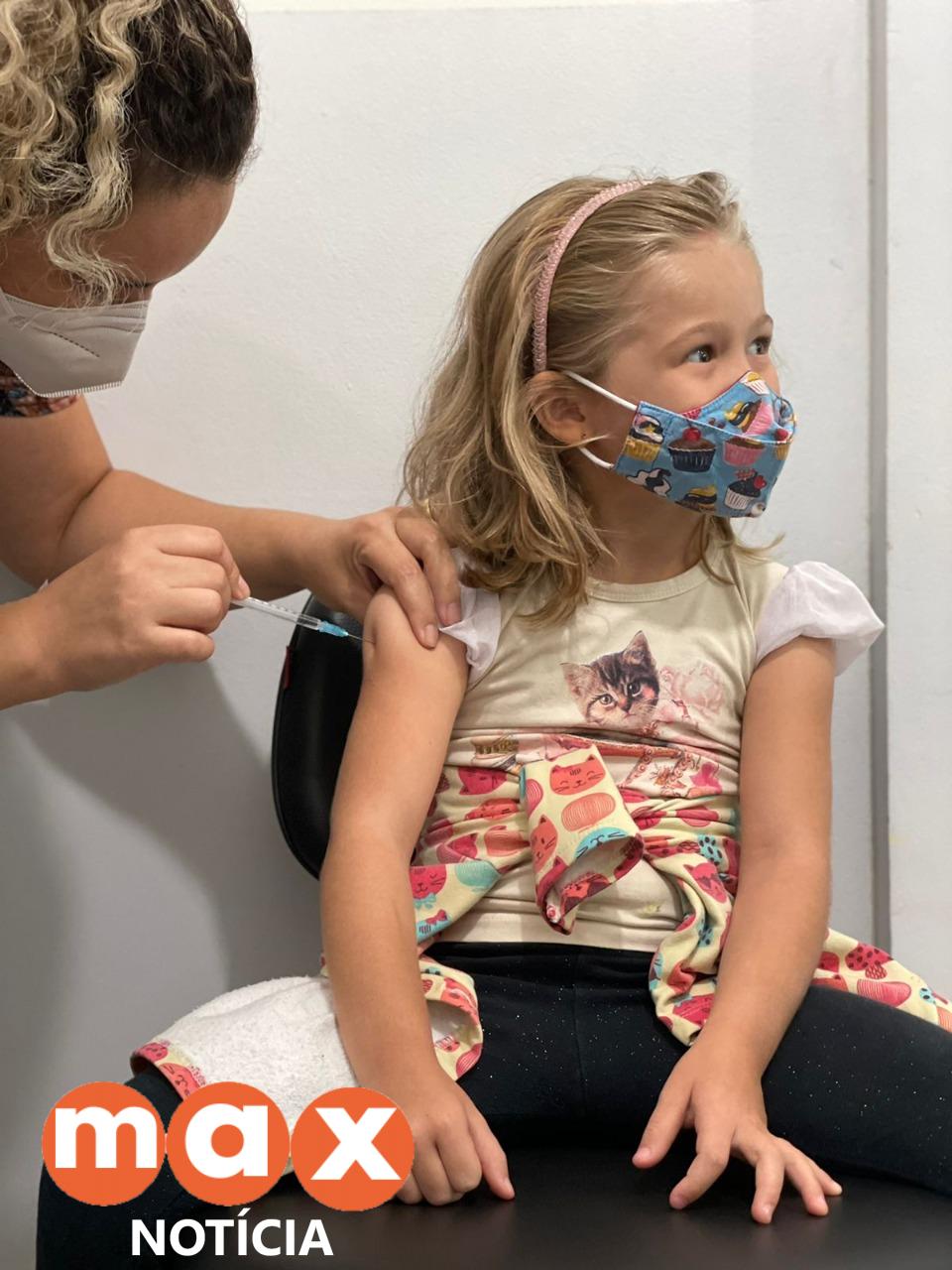 Saúde abre agendamento para vacinação infantil contra a Covid-19