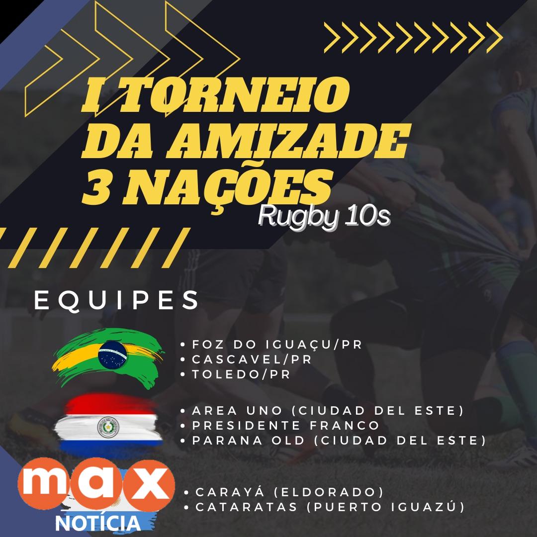 Foz receberá torneio internacional de rugby no próximo domingo (20)