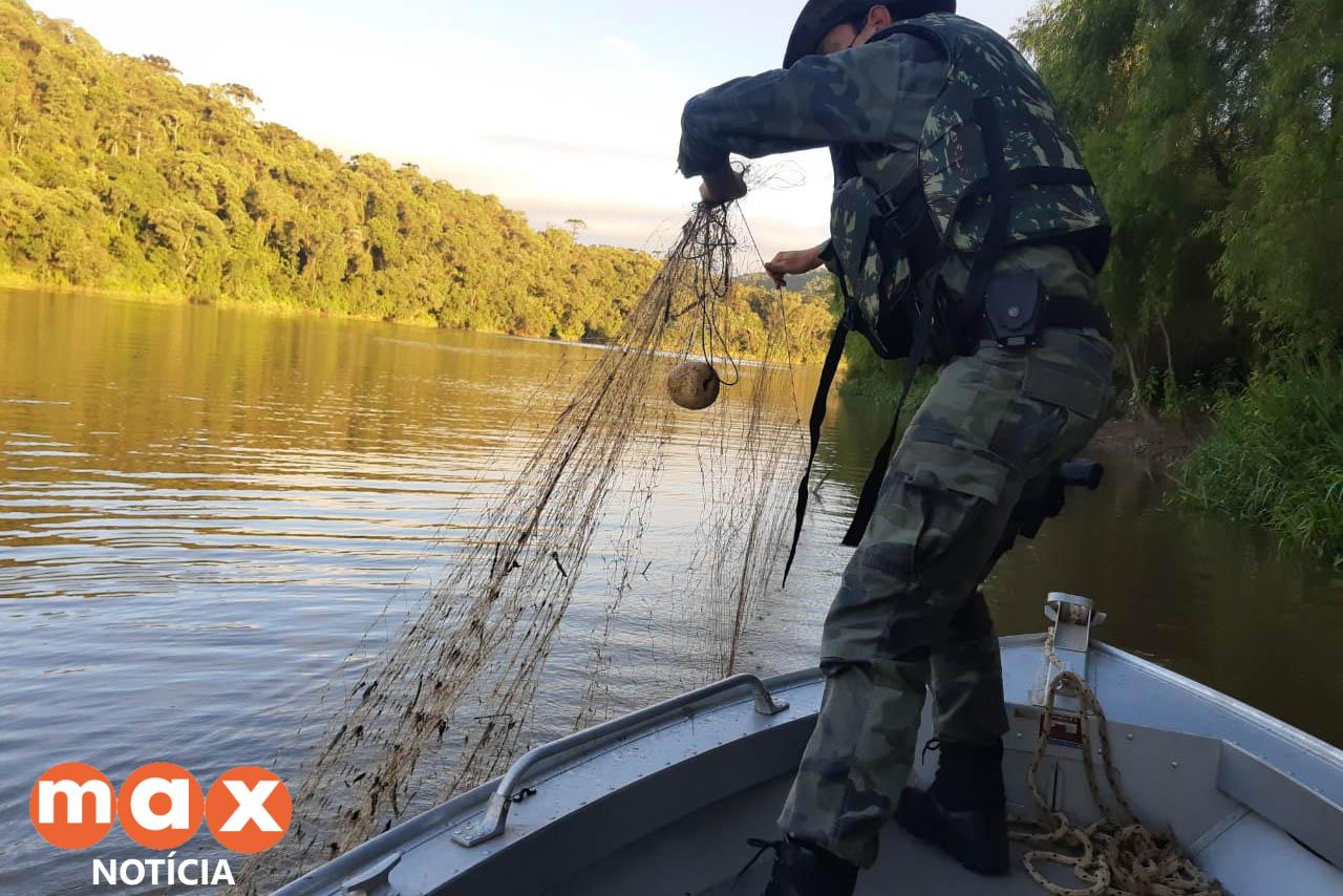Polícia Ambiental apreende equipamentos e reforça fiscalização durante a Piracema