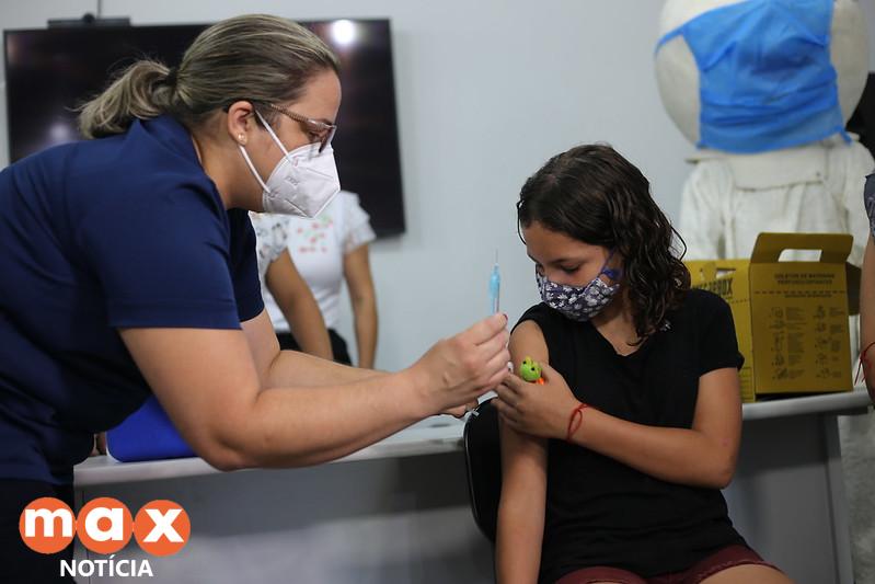 Mais de 12 mil crianças já receberam a primeira dose da vacina contra a Covid em Foz
