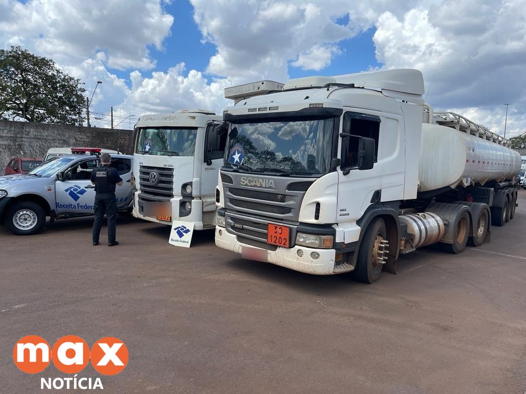 Receita Federal apreende 52 mil litros de combustível sem documentação
