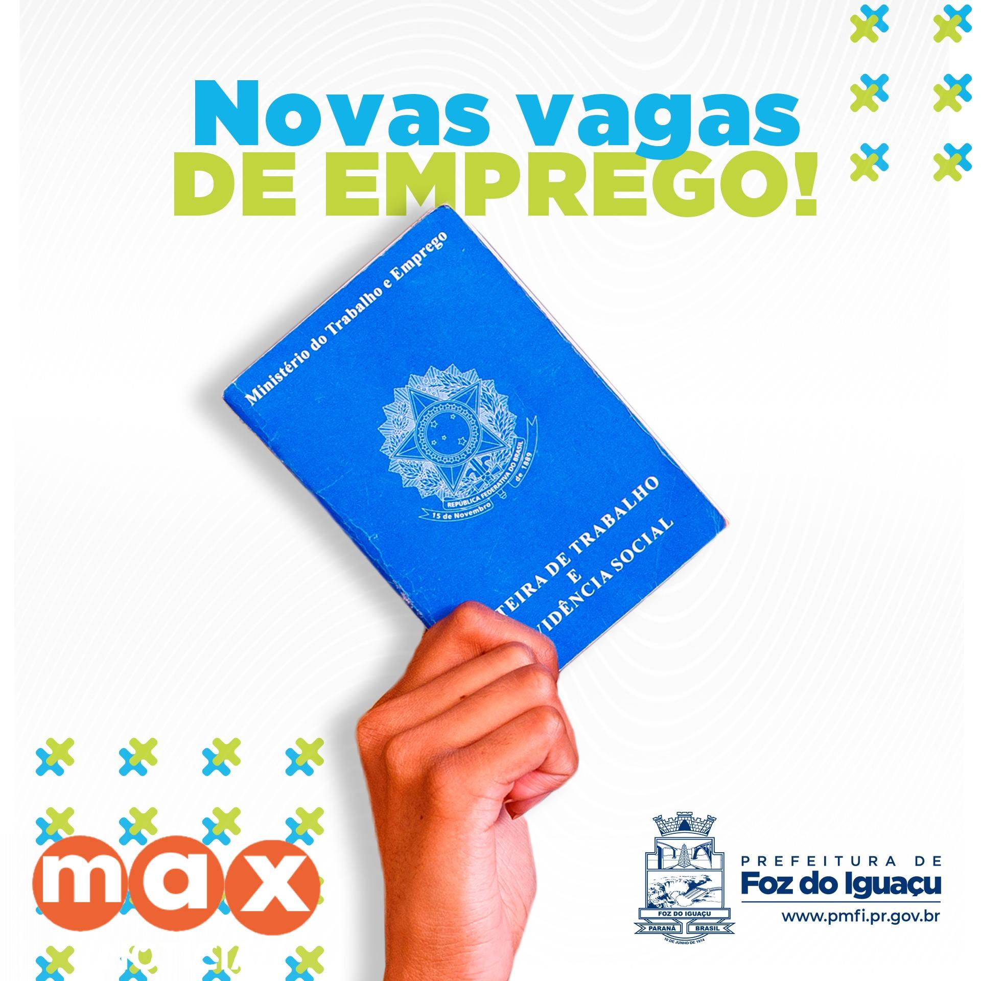 Confira as vagas de emprego da Agência do Trabalhador de Foz do Iguaçu nesta terça-feira (05)