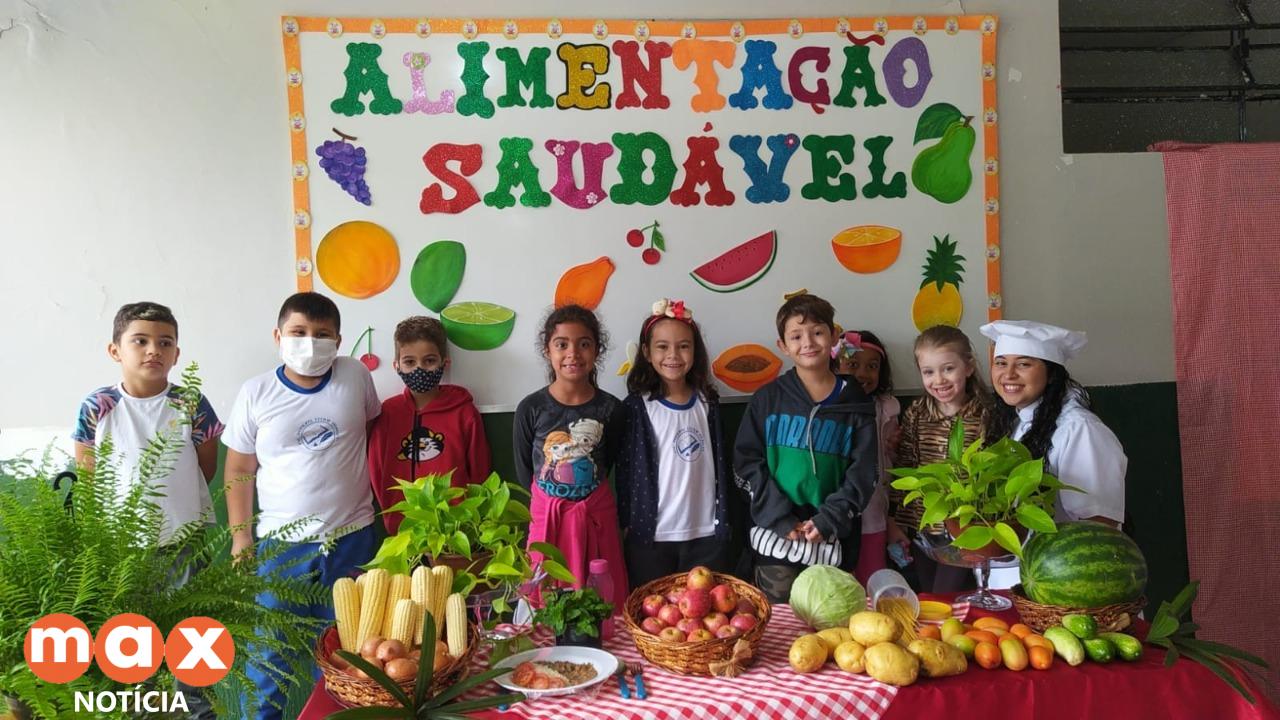 Alimentação saudável é tema de encontro com alunos da Escola Cecília Meireles