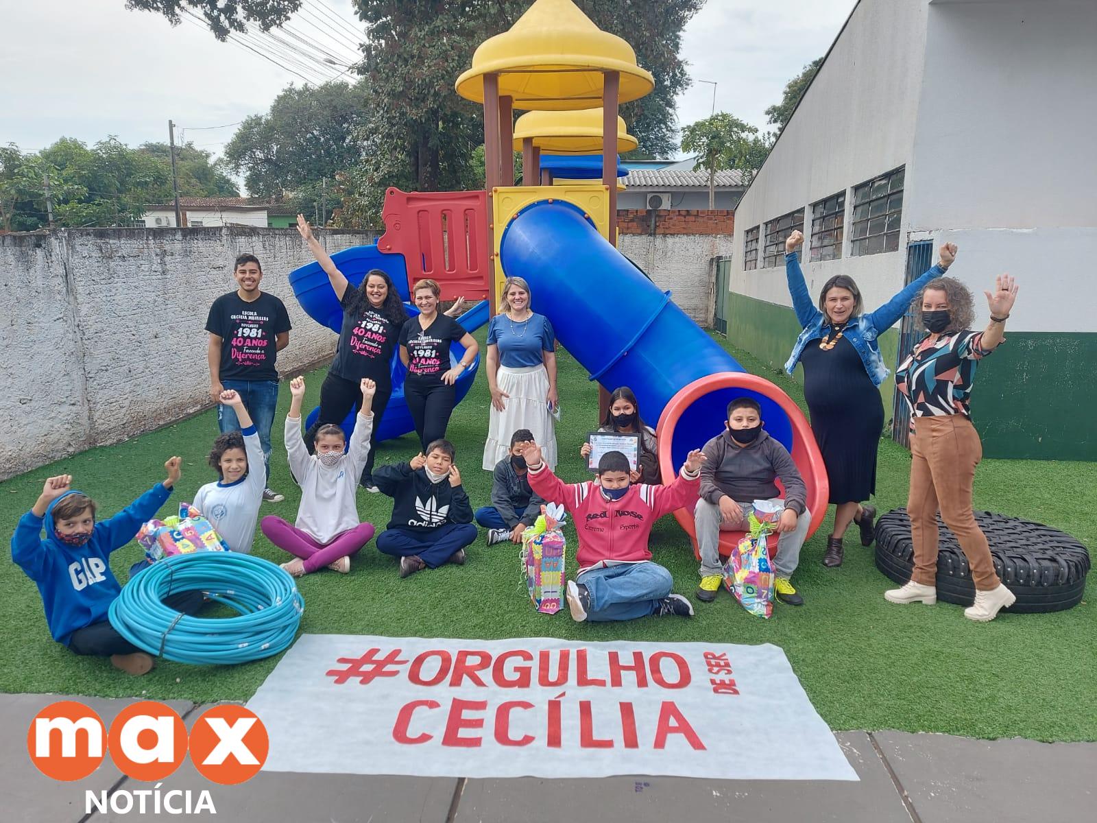 Escola Cecília Meireles e Cmei Vila Esmeralda recebem premiação do concurso de pinturas em bueiros