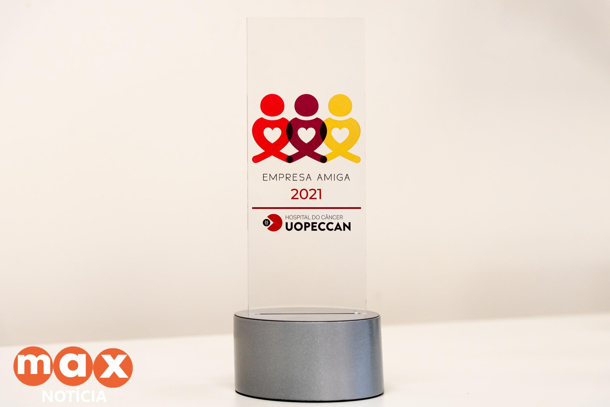 Itaipu recebe troféu Empresa Amiga da Uopeccan 2021