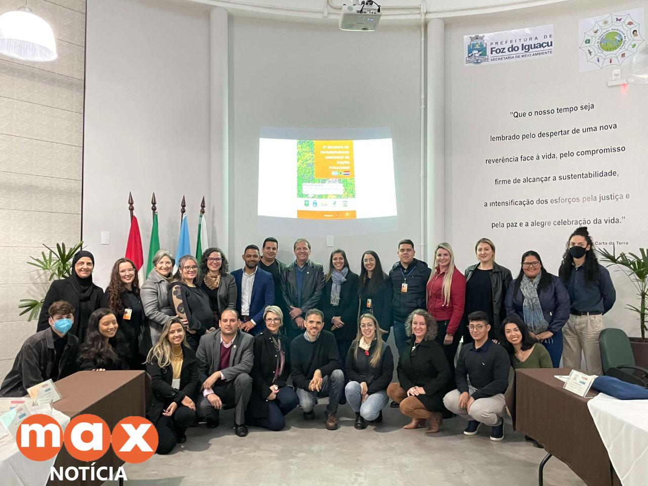 Representantes de cinco cidades se reúnem em Primeiro Encontro de Paradiplomacia Ambiental da Região Trinacional