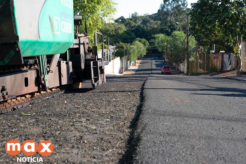 Obras de pavimentação no Campos do Iguaçu entram em reta final