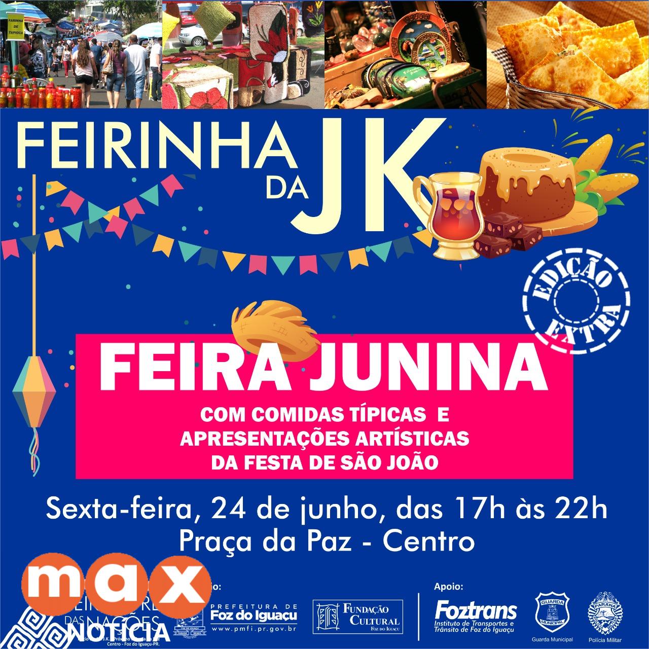 Feira Junina na Avenida JK será no próximo dia 24 de junho