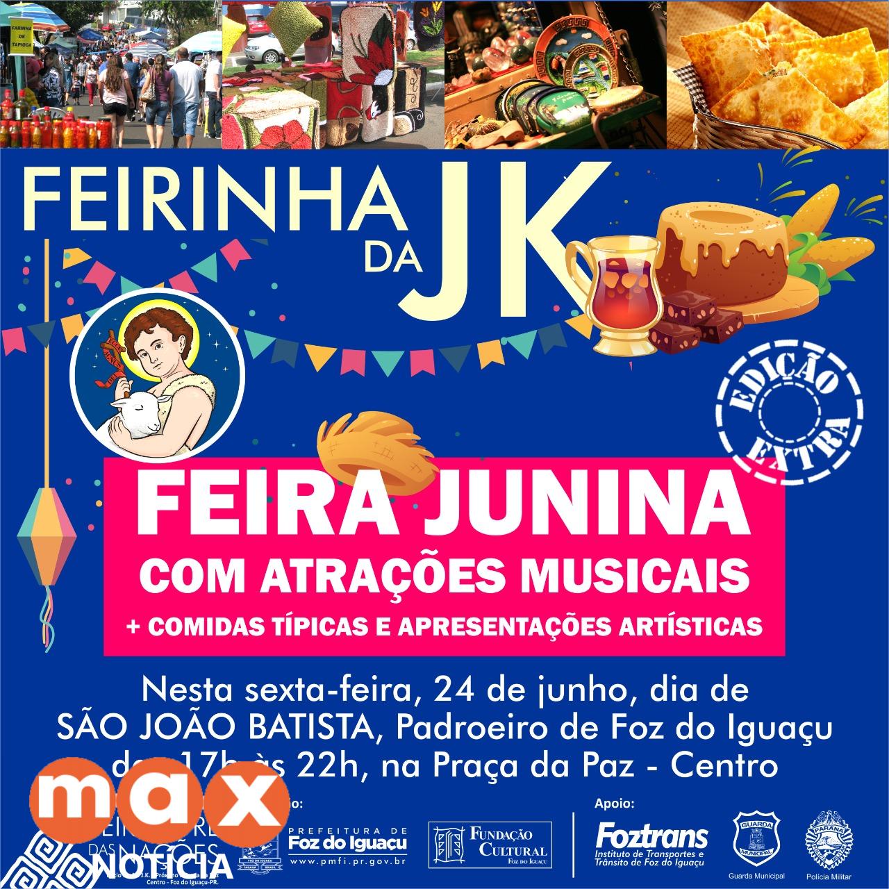 Feira Junina na Avenida JK será nesta sexta-feira (24)