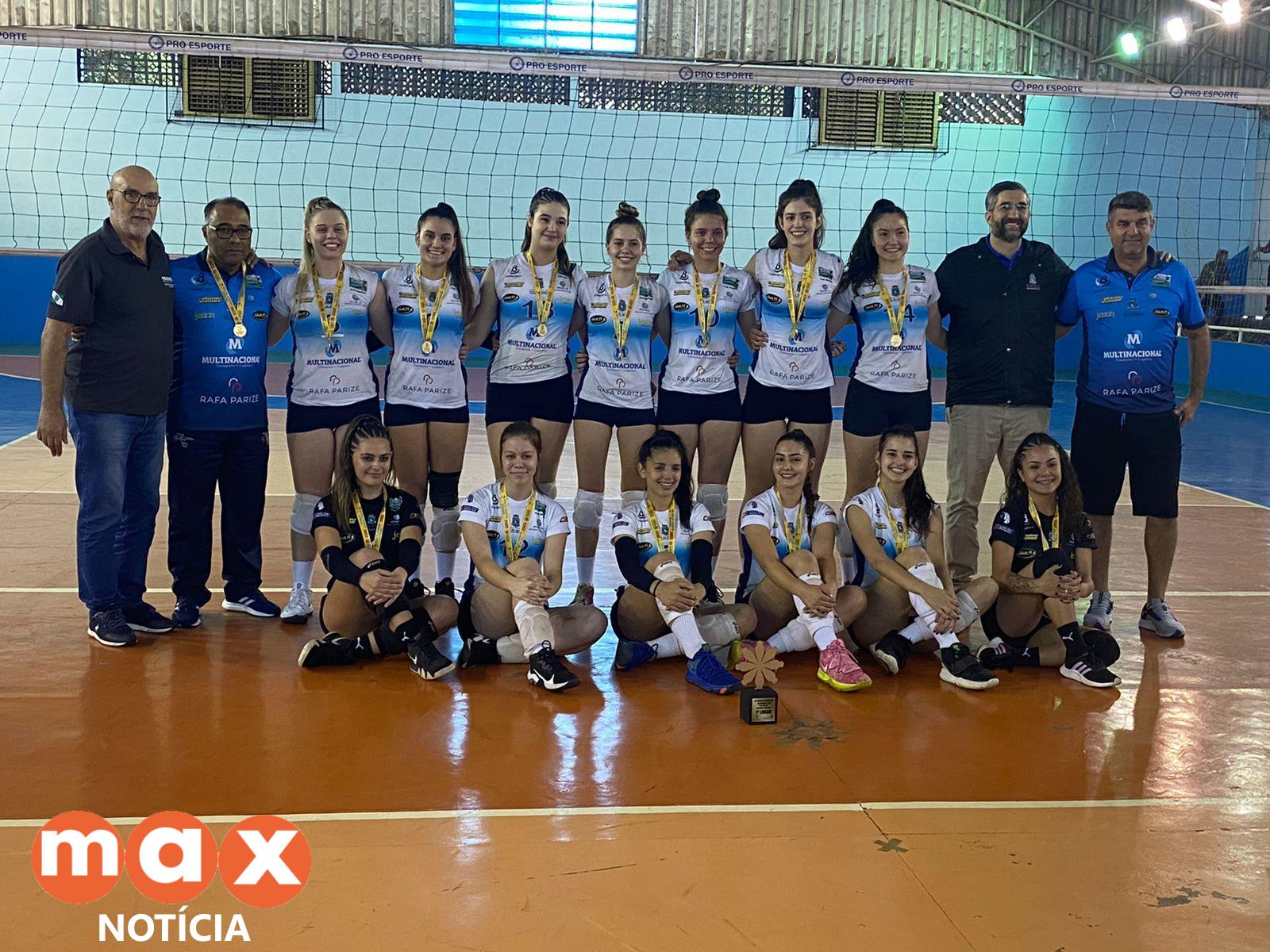 Voleibol feminino de Foz é campeão dos Jogos da Juventude 2022