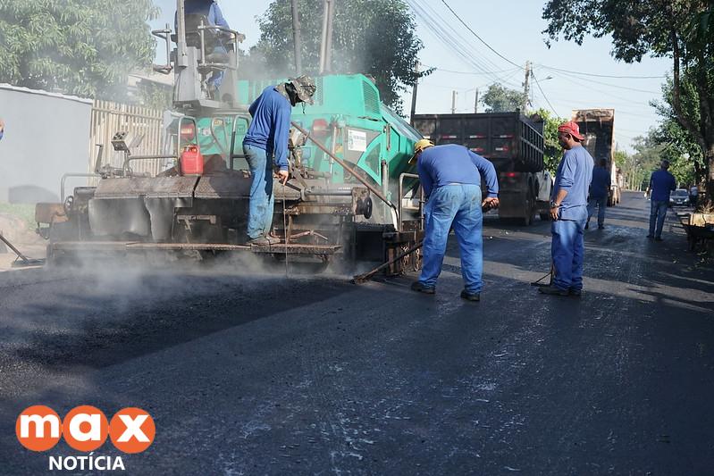 Obras de pavimentação avançam no Jardim Novo Horizonte