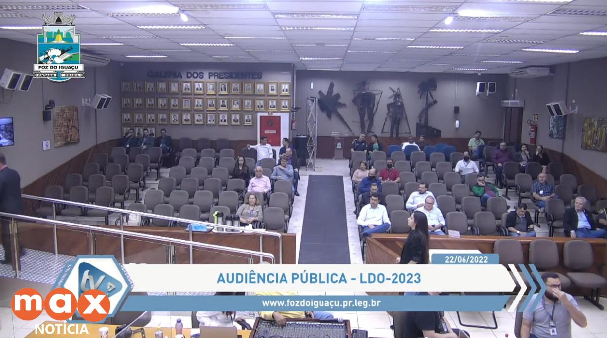 LDO 2023 destina 32,8% para Saúde e 25% na Educação de Foz