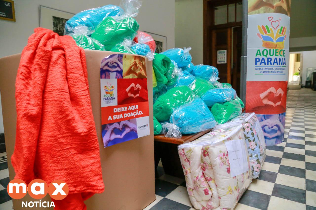 Polícia Civil divulga pontos de coleta da campanha Aquece Paraná