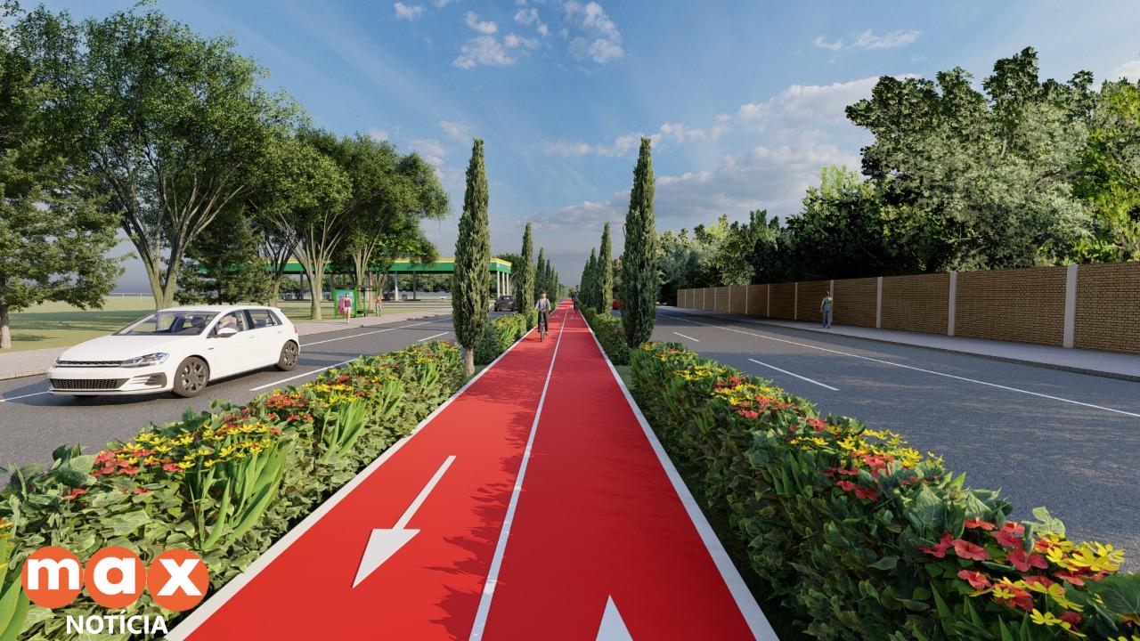 Meio Ambiente inicia paisagismo no canteiro da avenida General Meira