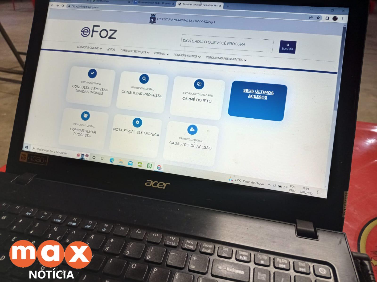 Novidades no site de Prefeitura de Foz