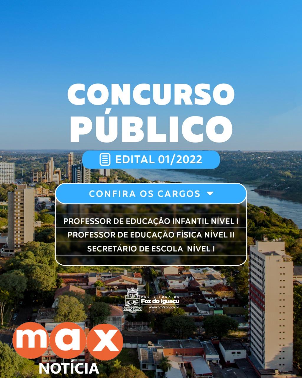 Prefeitura de Foz abre concurso para contratações na área de Educação