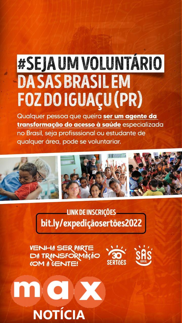 SAS Brasil abre inscrições de voluntariado em Foz do Iguaçu para a Expedição Sertões