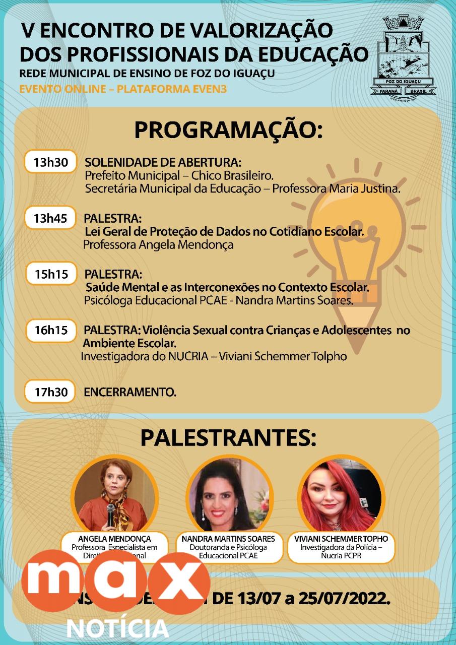 Profissionais da educação participam de encontros de valorização e formação continuada