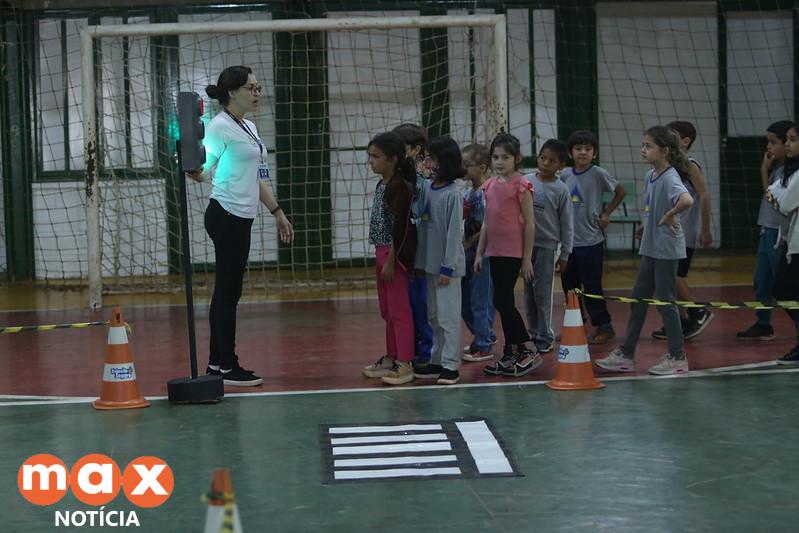 Foztrans leva educação no trânsito a alunos da Escola Municipal Adele Zanotto Scalco