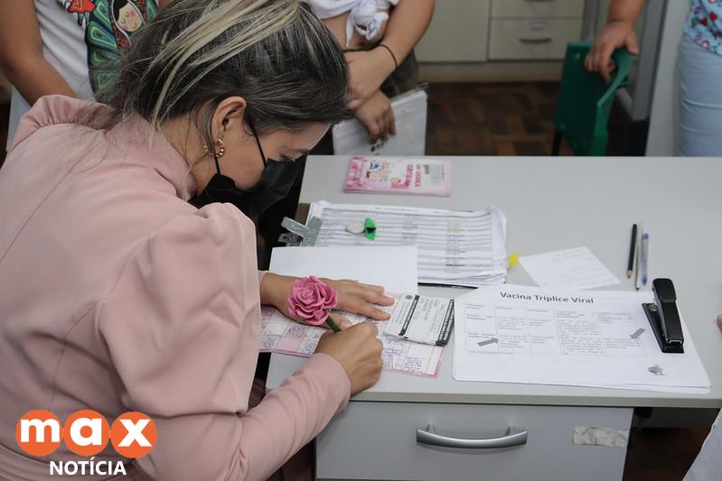 Saúde continua busca ativa para aumentar cobertura vacinal no município