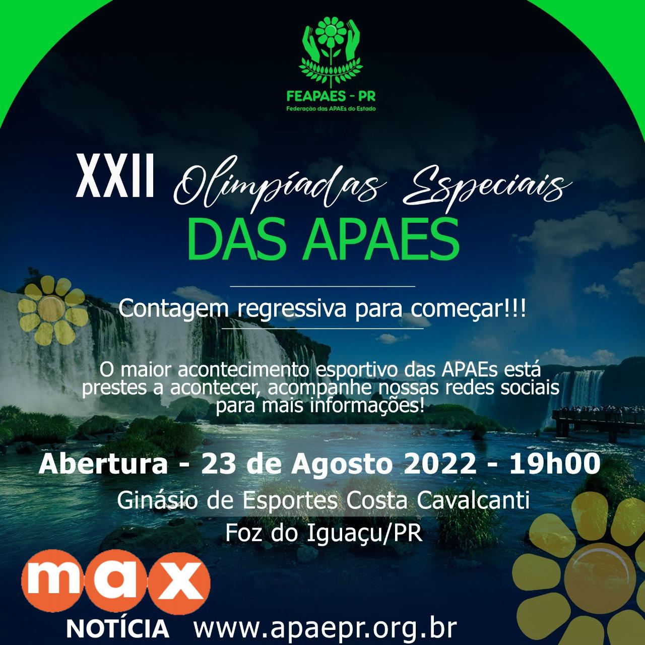 Começa amanhã a 22ª edição das Olimpíadas Especiais das APAEs