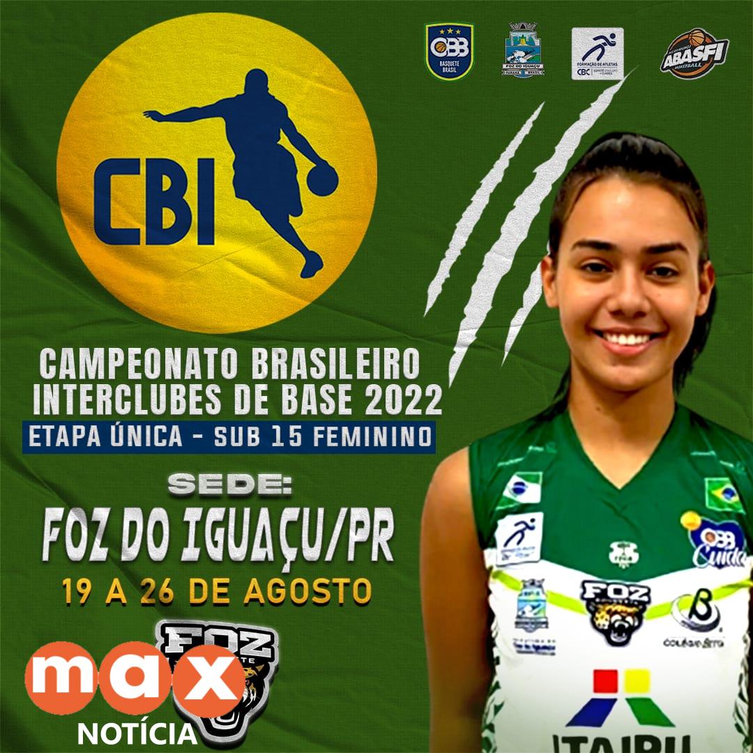 Foz do Iguaçu sedia Campeonato Brasileiro Interclubes de basquete sub-15 feminino